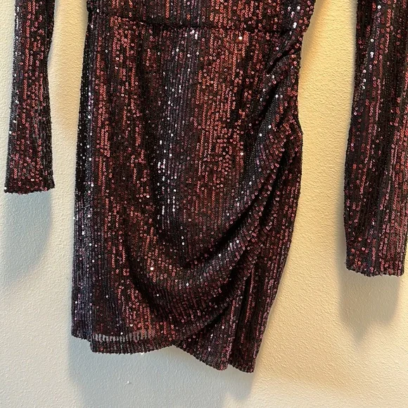 Red Sequin Dress - Picture 5 of 6